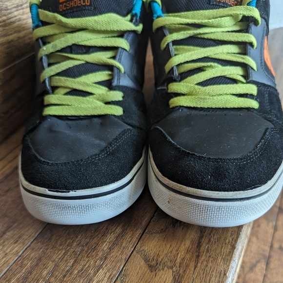 Vintage Y2K chunky DC Men's Pure Tx Shoe, black/multi, Size 13 - Picture 13 of 14